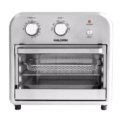 Toasters KALORIK 12 Qt. Stainless Steel And Black Air Fryer Oven