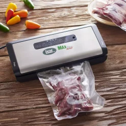 Food Processing LEM MaxVac 100 Black Stainless Steel Food Vacuum Sealer -MegaChef Sales Shop stainless steel and black lem food vacuum sealers 1379 4f 1000