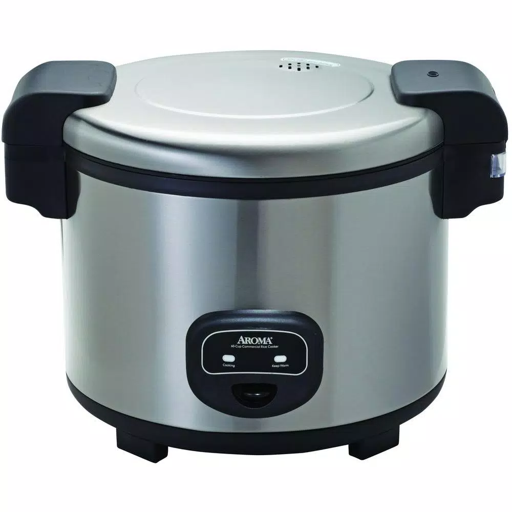 Tailgating Small Appliances AROMA Commercial 60-Cup Stainless Steel Rice Cooker 1 Tailgating Small Appliances AROMA Commercial 60-Cup Stainless Steel Rice Cooker