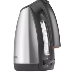 Electric Kettles BLACK+DECKER 11-Cup Stainless Steel Cordless Electric Kettle With Automatic Shut-Off -MegaChef Sales Shop stainless steel black decker electric kettles jkc650 44 1000
