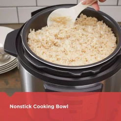 Cookers BLACK+DECKER 6 Qt. Stainless Steel Electric Pressure Cooker With Non-Stick Metal Insert -MegaChef Sales Shop stainless steel black decker electric pressure cookers pr100 fa 1000