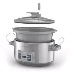 Cookers BLACK+DECKER 7 Qt. Stainless Steel Electric Slow Cooker With Temperature Probe And Precision Sous-Vide -MegaChef Sales Shop stainless steel black decker multi cookers scd7007ssd c3 1000