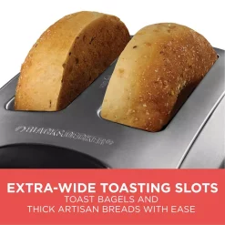 Toasters BLACK+DECKER 2-Slice Stainless Steel Toaster -MegaChef Sales Shop stainless steel black decker pop up toasters t2707s 44 1000