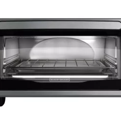 Toasters BLACK+DECKER 4-Slice Stainless Steel Toaster Oven -MegaChef Sales Shop stainless steel black decker toaster ovens to1303sb 1f 1000