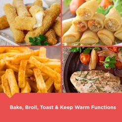 Toasters BLACK+DECKER 4-Slice Stainless Steel Toaster Oven -MegaChef Sales Shop stainless steel black decker toaster ovens to1313sbd 1d 1000