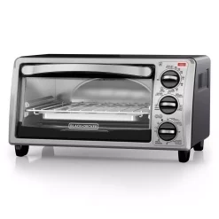 Toasters BLACK+DECKER 4-Slice Stainless Steel Toaster Oven -MegaChef Sales Shop stainless steel black decker toaster ovens to1313sbd e1 1000