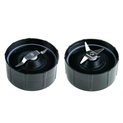 Blenders Ovente 12 Oz. Single Speed Clear Countertop Blender With Food Processor Attachment -MegaChef Sales Shop stainless steel countertop blenders hs517 fa 1000