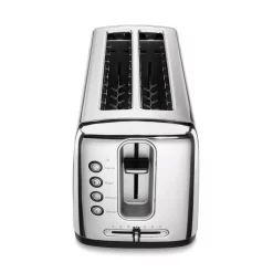 Toasters Cuisinart Artisan Bread 2-Slice Stainless Steel Long Slot Toaster With Crumb Tray -MegaChef Sales Shop stainless steel cuisinart pop up toasters cpt 2400 44 1000