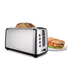 Toasters Cuisinart Artisan Bread 2-Slice Stainless Steel Extra-Wide Slot Toaster -MegaChef Sales Shop stainless steel cuisinart pop up toasters cpt 2400p1 1f 1000