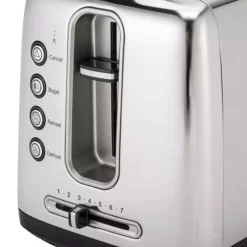 Toasters Cuisinart Artisan Bread 2-Slice Stainless Steel Extra-Wide Slot Toaster -MegaChef Sales Shop stainless steel cuisinart pop up toasters cpt 2400p1 76 1000