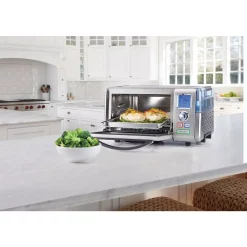 Toasters Cuisinart 1800 W 6-Slice Stainless Steel Convection Toaster Oven -MegaChef Sales Shop stainless steel cuisinart toaster ovens cso 300n1 66 1000