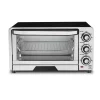 Toasters Cuisinart Custom Classic 1800 W 6-Slice Stainless Steel Toaster Oven With Recipe Book