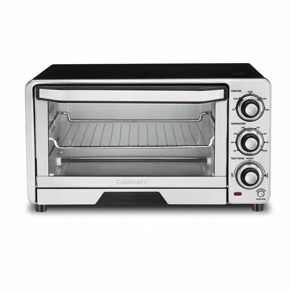 Toasters Cuisinart Custom Classic 1800 W 6-Slice Stainless Steel Toaster Oven With Recipe Book 1 Toasters Cuisinart Custom Classic 1800 W 6-Slice Stainless Steel Toaster Oven With Recipe Book