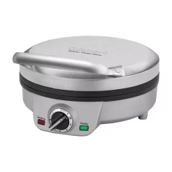 Electric Skillets & Indoor Grills Cuisinart Single Waffle Stainless Steel Belgian Waffle Maker