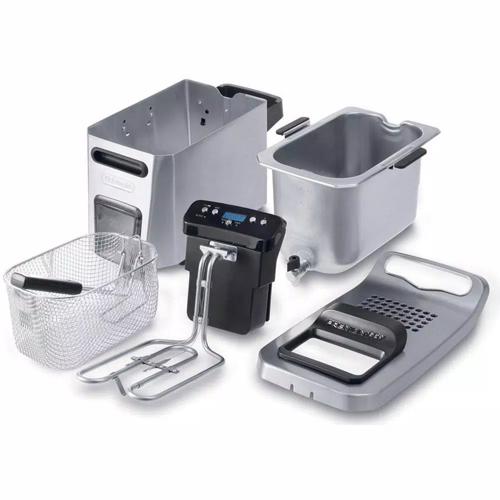 Deep Fryers DeLonghi Dual Zone Digital 4L Stainless Steel Deep Fryer With Easy Clean Drain System – D24527DZ 4 Deep Fryers DeLonghi Dual Zone Digital 4L Stainless Steel Deep Fryer With Easy Clean Drain System – D24527DZ - Image 4