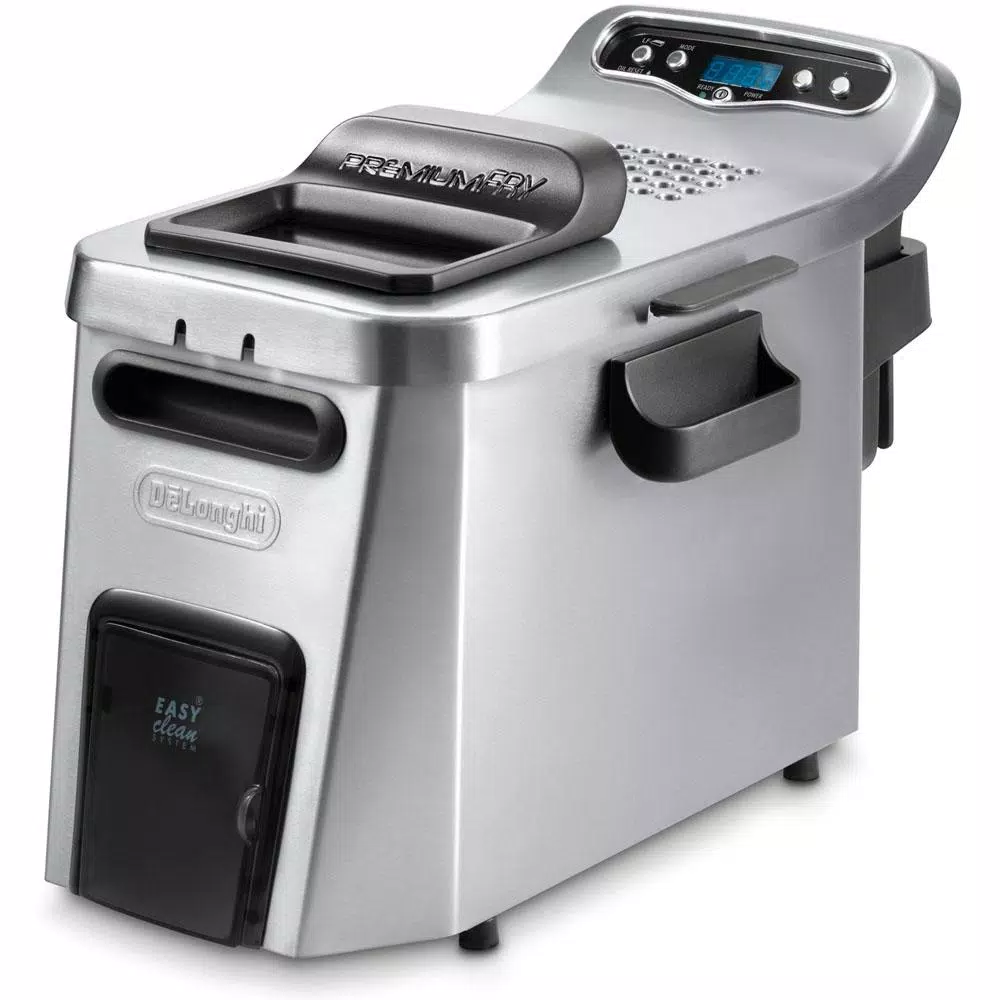 Deep Fryers DeLonghi Dual Zone Digital 4L Stainless Steel Deep Fryer With Easy Clean Drain System – D24527DZ 1 Deep Fryers DeLonghi Dual Zone Digital 4L Stainless Steel Deep Fryer With Easy Clean Drain System – D24527DZ