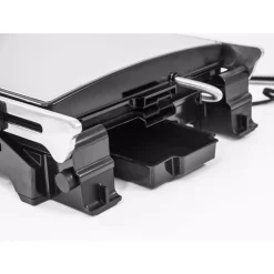 Electric Skillets & Indoor Grills Elite 99 Sq. In. Stainless Steel Indoor Grill And Griddle -MegaChef Sales Shop stainless steel elite indoor grills egl 139 76 1000