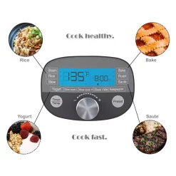 Cookers Elite 6.5 Qt. Stainless Steel Electric Multi-Cooker With Aluminum Pot -MegaChef Sales Shop stainless steel elite multi cookers mst 516 1f 1000