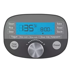 Cookers Elite 6.5 Qt. Stainless Steel Electric Multi-Cooker With Aluminum Pot -MegaChef Sales Shop stainless steel elite multi cookers mst 516 c3 1000