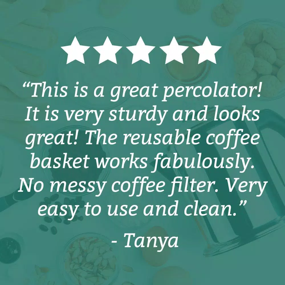 Coffee Makers Farberware 8-Cup Stainless Steel Percolator 7 Coffee Makers Farberware 8-Cup Stainless Steel Percolator - Image 7