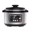 Cookers GoWISE USA Ovate 9.5 Qt. Stainless Steel Oval Electric Pressure Cooker With 6-Accessories And 50-Recipes