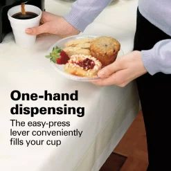 Coffee Makers Hamilton Beach 45-Cup Fast Brew Stainless Steel With 1-Hand Dispensing Coffee Urn -MegaChef Sales Shop stainless steel hamilton beach coffee urns 40521 1f 1000