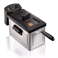 Deep Fryers Hamilton Beach 3 Qt. Stainless Steel Deep Fryer