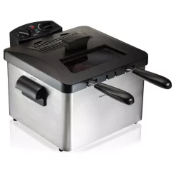 MegaChef Sales Shop 5 Tailgating Small Appliances Hamilton Beach Professional-Style 3-Basket Deep Fryer