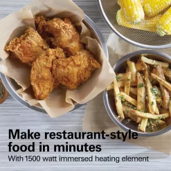 Deep Fryers Hamilton Beach 2 Qt. Stainless Steel Deep Fryer 12 Deep Fryers Hamilton Beach 2 Qt. Stainless Steel Deep Fryer -MegaChef Sales Shop stainless steel hamilton beach deep fryers 35210 1f 1000