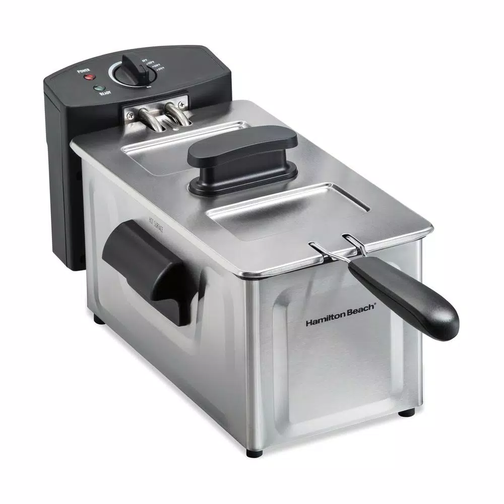 Deep Fryers Hamilton Beach 2 Qt. Stainless Steel Deep Fryer 1 Deep Fryers Hamilton Beach 2 Qt. Stainless Steel Deep Fryer