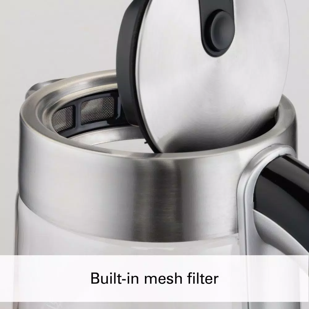 Electric Kettles Hamilton Beach 7-Cup Stainless Steel Modern Glass Kettle Electric 6 Electric Kettles Hamilton Beach 7-Cup Stainless Steel Modern Glass Kettle Electric - Image 6