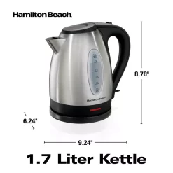 Electric Kettles Hamilton Beach 7-Cup Stainless Steel Electric Kettle 11 Electric Kettles Hamilton Beach 7-Cup Stainless Steel Electric Kettle -MegaChef Sales Shop stainless steel hamilton beach electric kettles 40880 fa 1000