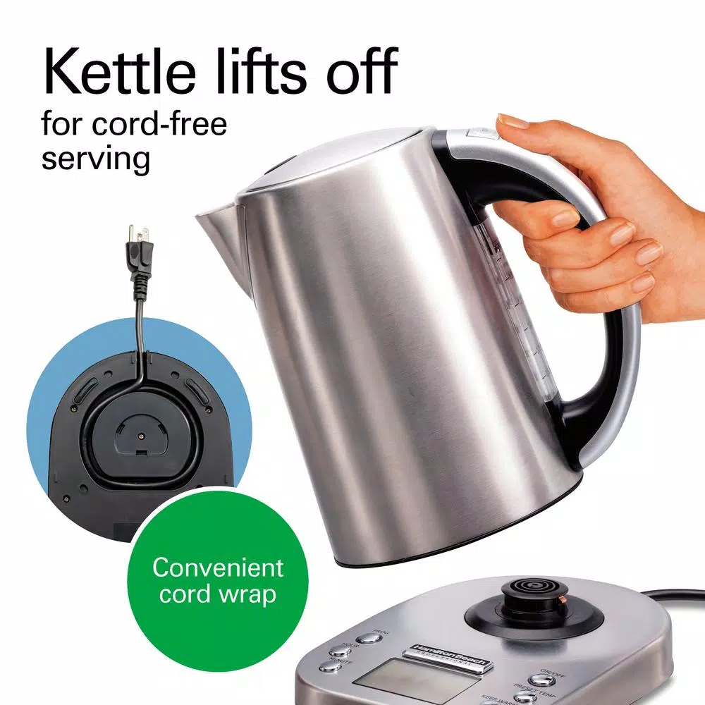 Electric Kettles Hamilton Beach Professional 1.7 L Stainless Steel Tea Kettle 5 Electric Kettles Hamilton Beach Professional 1.7 L Stainless Steel Tea Kettle - Image 5
