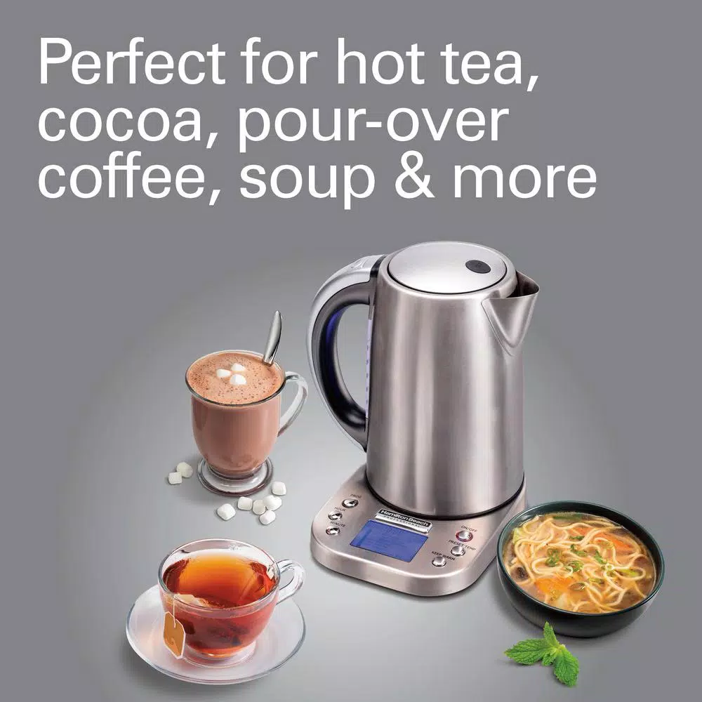 Electric Kettles Hamilton Beach Professional 1.7 L Stainless Steel Tea Kettle 2 Electric Kettles Hamilton Beach Professional 1.7 L Stainless Steel Tea Kettle - Image 2