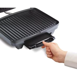 Electric Skillets & Indoor Grills Hamilton Beach Stainless Steel Panini Press And Indoor Grill -MegaChef Sales Shop stainless steel hamilton beach indoor grills 25410 1f 1000