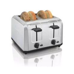 Toasters Hamilton Beach 4-Slice Stainless Steel Wide Slot Toaster
