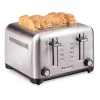 Toasters Hamilton Beach Pro 4-Slice Stainless Steel Wide Slot Toaster