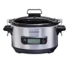 Cookers Hamilton Beach 6 Qt. Stainless Steel Slow Cooker
