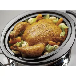 Cookers Hamilton Beach Stay Or Go 5 Qt. Stainless Steel Slow Cooker With Temperature Controls -MegaChef Sales Shop stainless steel hamilton beach slow cookers 33957 44 1000