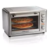 Toasters Hamilton Beach Countertop Stainless Steel Toaster Oven With Convection And Rotisserie