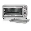 Toasters Hamilton Beach 1100-Watt 4-Slice Stainless Steel Toaster Oven