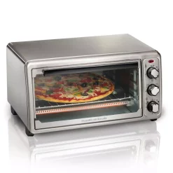 Toasters Hamilton Beach 1440-Watt 6-Slice Stainless Steel Toaster Oven -MegaChef Sales Shop stainless steel hamilton beach toaster ovens 31411 66 1000