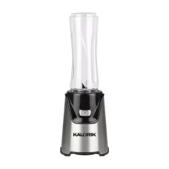 Blenders KALORIK Single Speed Stainless Steel Personal Blender With 2-20 Oz. Tritan Bottles -MegaChef Sales Shop stainless steel kalorik countertop blenders bl 46505 ss 4f 1000