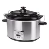 Cookers KALORIK 8 Qt. Stainless Steel Slow Cooker With Cool-Touch Handles