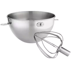 Mixers KitchenAid 3 Qt. Stainless Steel Bowl And Whip Set For Bowl-Lift Stand Mixer