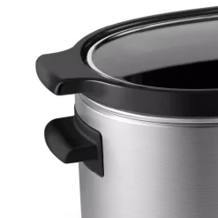 Cookers KitchenAid 6 Qt. Programmable Stainless Steel Slow Cooker With Built-In Timer And Temperature Settings -MegaChef Sales Shop stainless steel kitchenaid slow cookers ksc6223ss 4f 1000 1