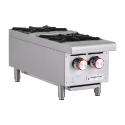 Food Warmers Magic Chef 12 In. W Commercial Natural Gas Countertop Hot Plate In Stainless Steel -MegaChef Sales Shop stainless steel magic chef hot plates mcchp12a 40 1000