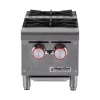 Food Warmers Magic Chef 12 In. W Commercial Natural Gas Countertop Hot Plate In Stainless Steel
