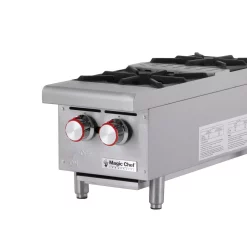 Food Warmers Magic Chef 12 In. W Commercial Natural Gas Countertop Hot Plate In Stainless Steel -MegaChef Sales Shop stainless steel magic chef hot plates mcchp12a c3 1000