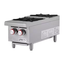 Food Warmers Magic Chef 12 In. W Commercial Natural Gas Countertop Hot Plate In Stainless Steel -MegaChef Sales Shop stainless steel magic chef hot plates mcchp12a e1 1000